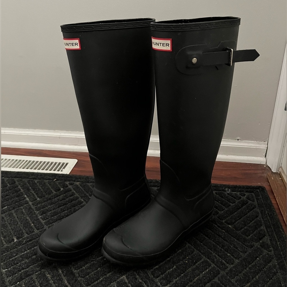Tall Hunter rain boots